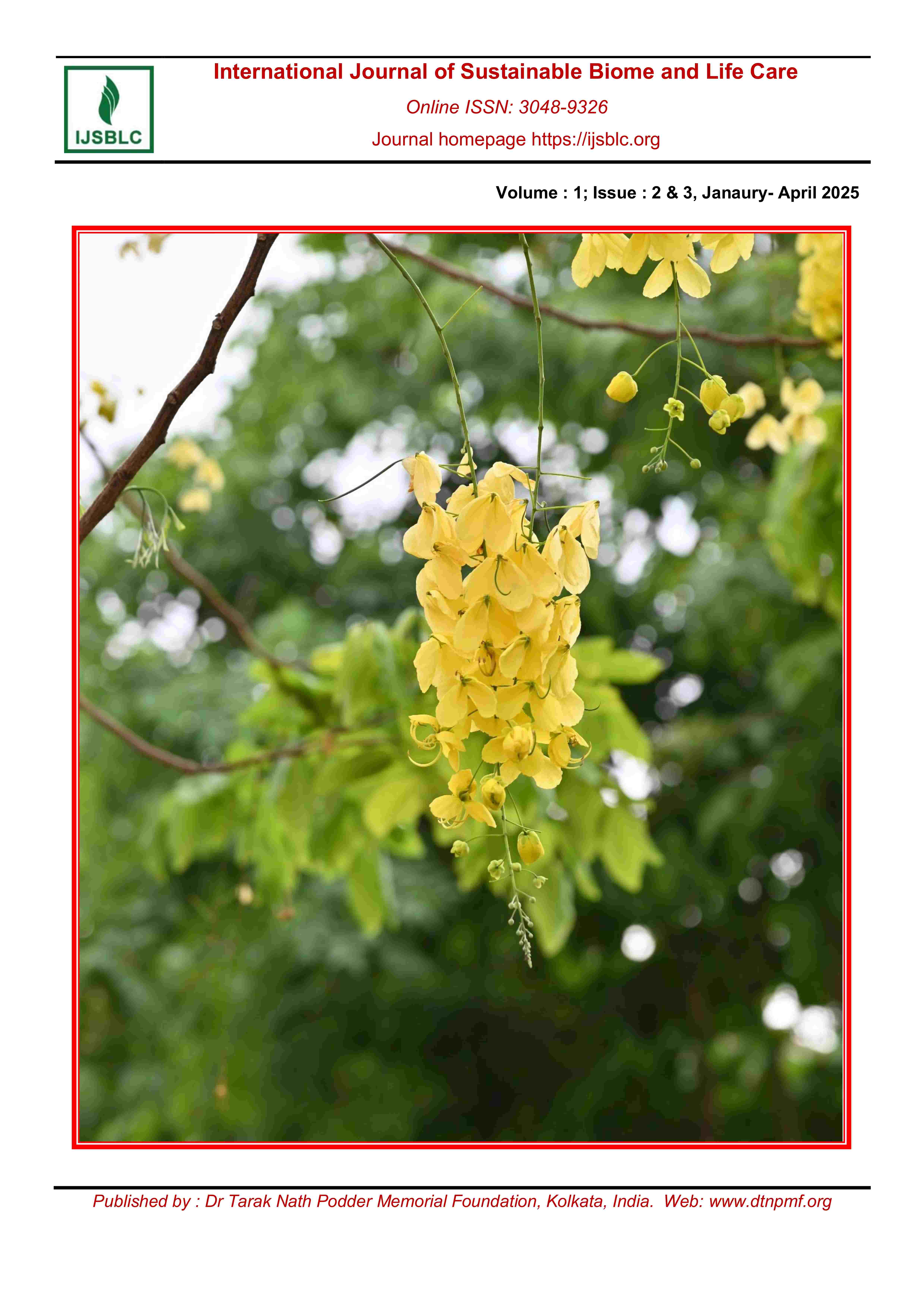 					View Vol. 1 No. 2 & 3 (2025): Int J Sus Biom Life Care
				